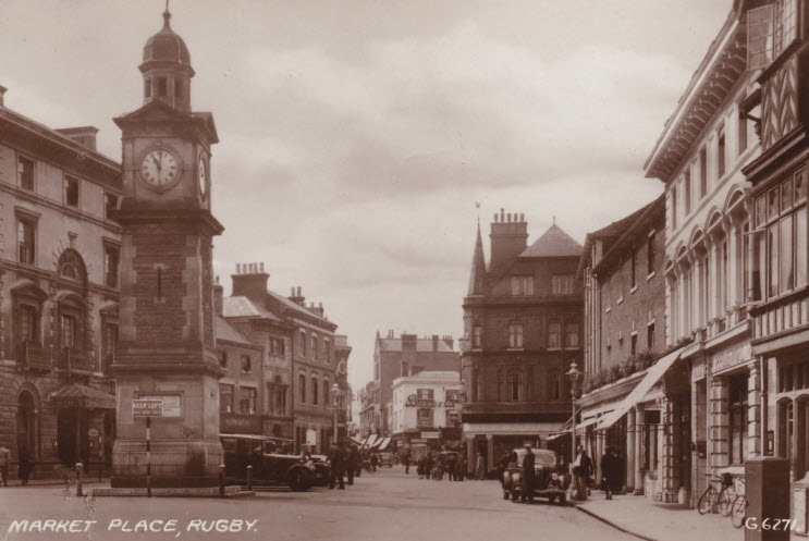 Rugby town scene